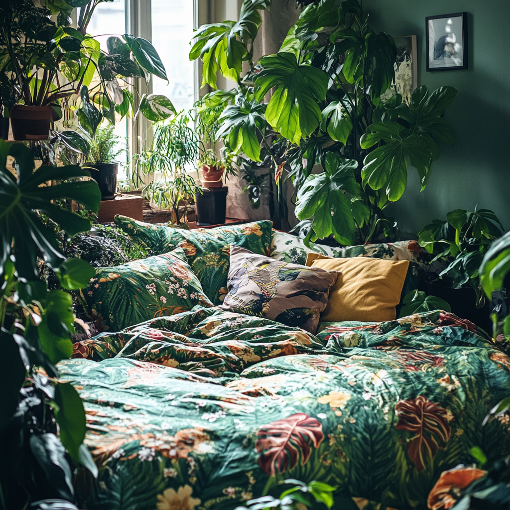 Decorate your bedroom with plants