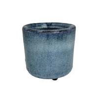 Javea Pot | Glazed Blue - Ceramic Plant Pot