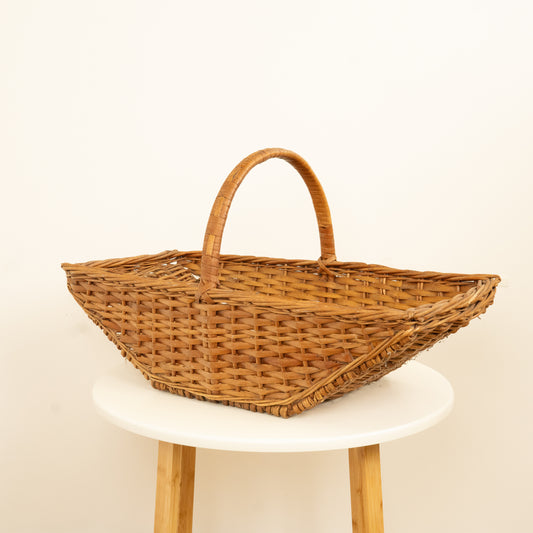 Oversized Rectangular Wicker Basket | Christmas