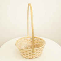 Wicker Handled Plant Basket | Natural - 