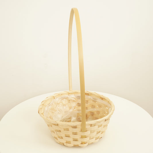 Wicker Handled Plant Basket | Natural | Pots & Planters