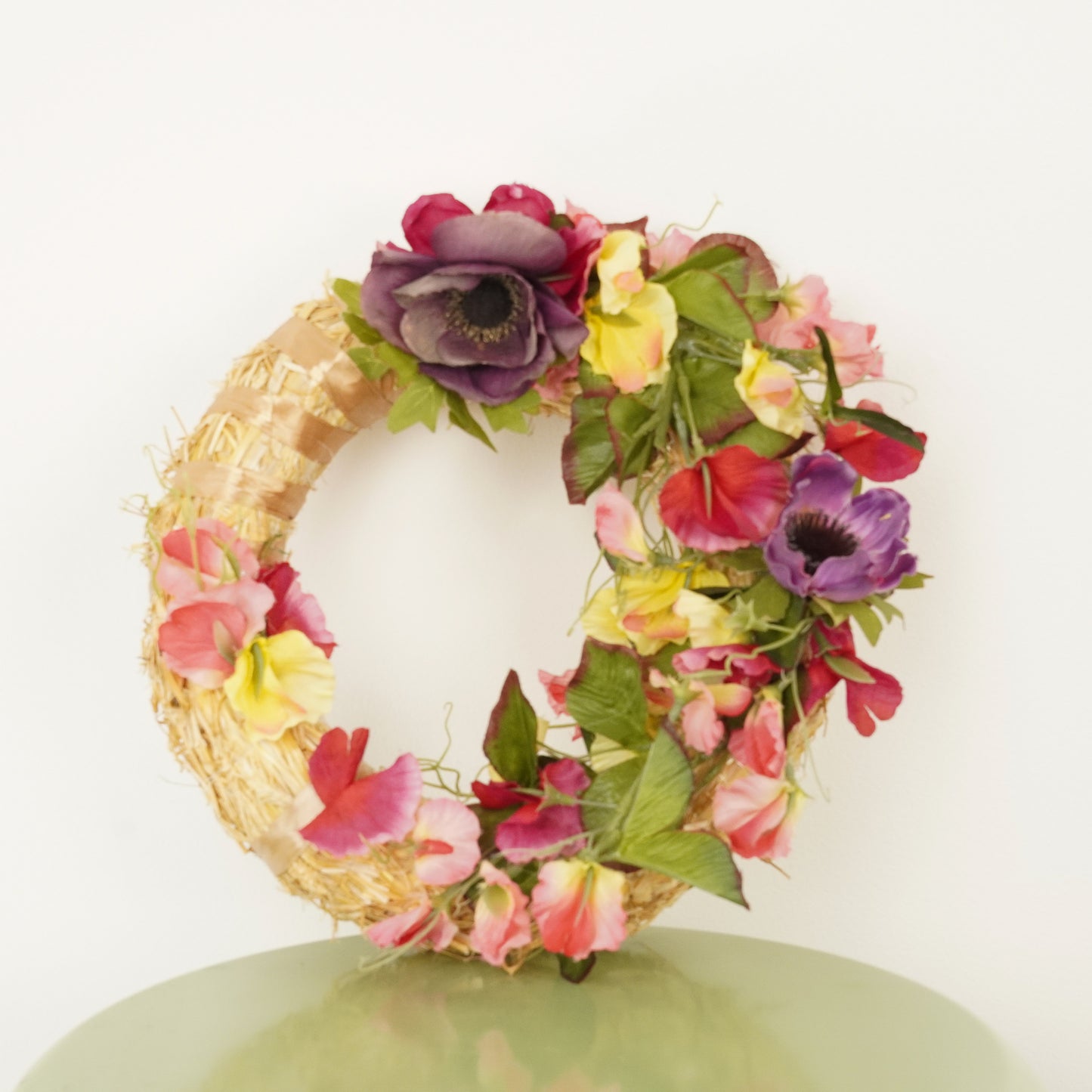 Sweetpea Faux Wreath