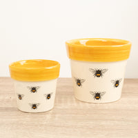 Bumble Bee Plant Pot - Ceramic Plant Pot