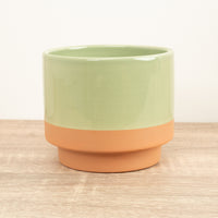 Fondia Pot | Green - Ceramic Plant Pot