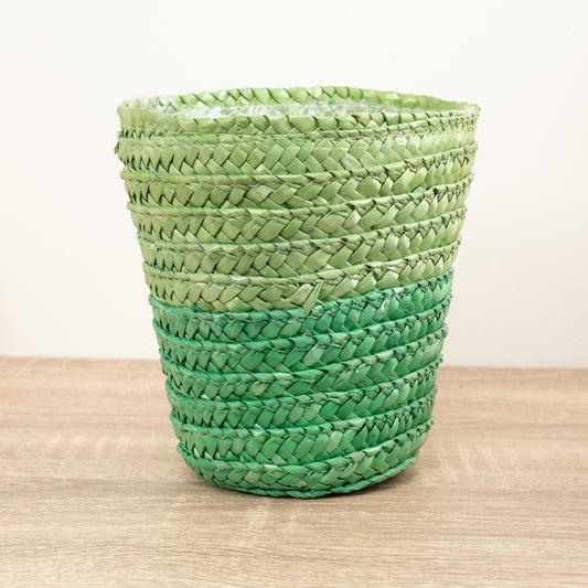 Woven Green Pot | Pots & Planters