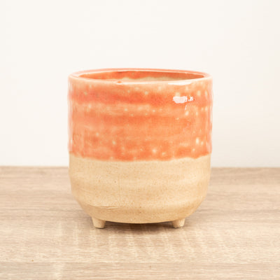 Titan Glaze Pot With Feet