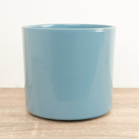 Lex Gloss Pot | Dusty Blue - Ceramic Plant Pot