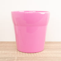 Wide Rim Pot | Pink - Ceramic Plant Pot