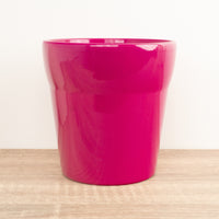 Wide Rim Pot | Cerise Purple - Ceramic Plant Pot