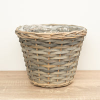 Cottage Wicker Pot | Brown - Wicker Plant Pot