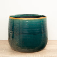 Como Turquoise Plant Pot - Ceramic Plant Pot