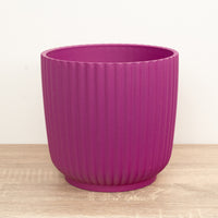 Lecco Velvet Plum Plant Pot - Ceramic Plant Pot