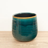 Como Turquoise Plant Pot - Ceramic Plant Pot