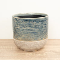 Vasto Denim Pot | Blue - Ceramic Plant Pot