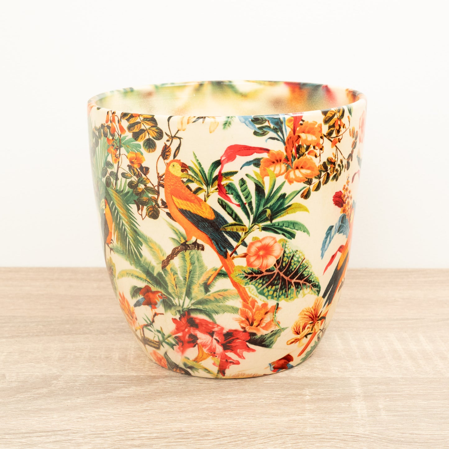 Monza Tropical Parrot Plant Pot