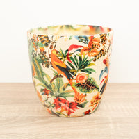 Monza Pot | Tropical Parrot - Ceramic Plant Pot