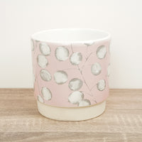 Blush Honesty Plant Pot - Ceramic Plant Pot