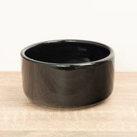 Lucky Bamboo Ceramic Bowl | Black - Ceramic Plant Pot