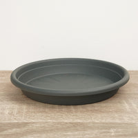 Round Saucer | Graphite - Plastic Saucer