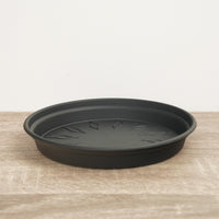 Elho Basics Round Saucer - Black - Plastic Saucer