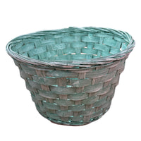 Green Bamboo Plant Basket - 