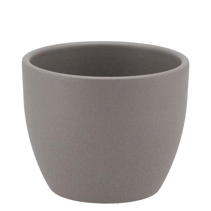 Ceramic Grey Plant Pot