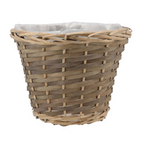 Cottage Wicker Plant Pot - Wicker Plant Pot